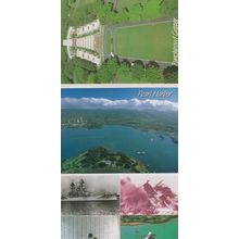 USS Arizona Ship Pearl Harbour Punchbowl Crater Dead 3x USA Military Postcard s