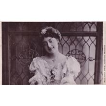 Florence Smithson as Bride Edwardian Actress Real Photo Postcard
