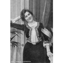 Miriam Clements Edwardian Actress Antique Postcard