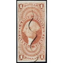 R74a, Used $1 VF Passage Ticket Revenue Stamp - Stuart Katz