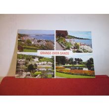 multiview, GRANGE-OVER-SANDS, Cumbria used postcard by Sanderson 1981 pm =