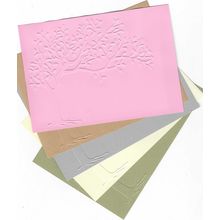 A6 Embossed Paper. 10 Sheets. Tree. Cardmaking Scrapbooking Crafts