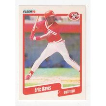 1990 Fleer Eric Davis baseball card #417 – Reds