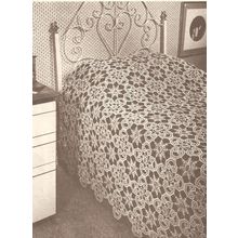 Crochet Bedspread Pattern Irish Lace Bedspread