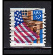 Used 2915Av 32c U.S. Flag Over Porch Fine CNS 22222A 10x10 V/UL PA6871