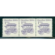 2225 1c Omnibus Fine MNH Dry Gum PNC 1/3 W0576