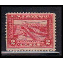 Used 398 2c Panama Canal Just Clears RA1858