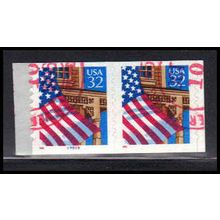 Used 2915A 32c U.S. Flag Over Porch Very Fine CNP Left 99999 10x10 PA1781