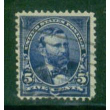 Used 281 5c Ulysses S. Grant Barely Clears M04816