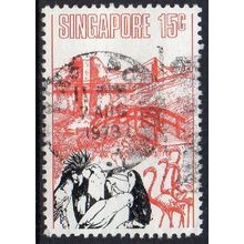 Singapore 1973 Landmarks - Jurong Bird Park 15c Used