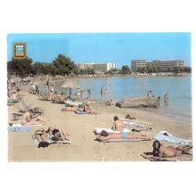 ES CANA, SMALL BAY IBIZA, SPAIN used postcard =