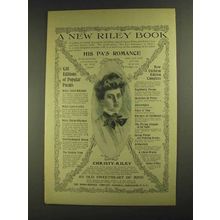 1903 Bobbs-Merrill His Pa's Romance Ad - Christy-Riley
