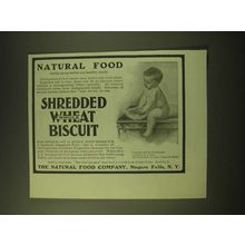 1902 Natural Food Shredded Wheat Biscuit Ad - Natural food builds strong bodies