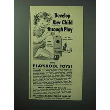 1950 Playskool No. 460 Postal Station Toy Ad