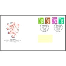 1996 GB FDC - New Definitives Scotland - Typed Address