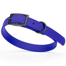 Dog Pet Waterproof Collar - W5/8" x L12"-15" - Blueberry Royal
