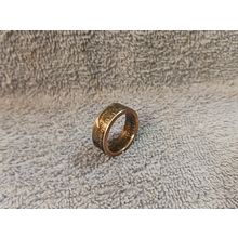 1981 Kennedy Half Dollars size 10 1/2 coin ring Handmade mixed metals (A)