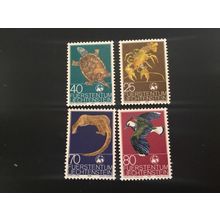 ICOLLECTZONE Liechtenstein 583-86 wildlife VF NH