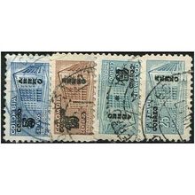 1953 Michel 652/655 - #2 fine used (o)