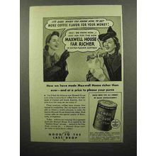1941 Maxwell House Coffee Ad - Price to Please Purse