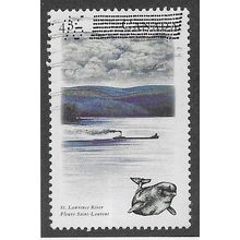 CAN 1993 43c 'RIVERS- ST LAWRENCE RIVER' (3RD SERIES) FINE USED (EBID71-268)