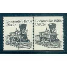 1897A 2c Locomotive Fine MNH Dry Gum CNP Left 3 W0456