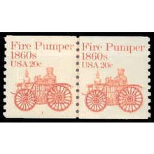 1908 20c Fire Pumper Very Fine MNH Dry Gum CNP Left 3 G0224
