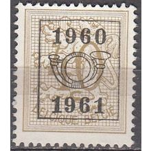 Belgique 1951 Michel 891XAVII O Cote (2008) 0.20 € Lion héraldique 1960