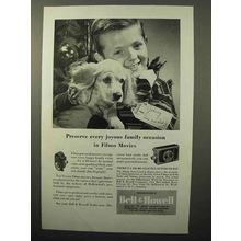 1946 Bell & Howell Filmo Movies Ad - Joyous Occasion