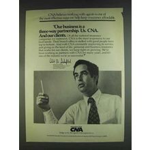 1978 CNA Continental Assurance Company Ad - Partnership