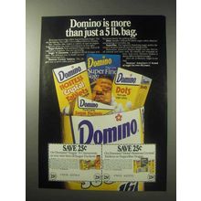 1985 Domino Sugar Ad - More Than Just a 5 lb. Bag