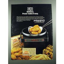 1987 Tyson Chick'n Chunks and Presto FryDaddy Deep Fryer Ad