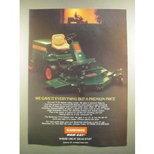 1988 Ransomes T-17D Bobcat Riding Mower Ad - We Gave it Everything