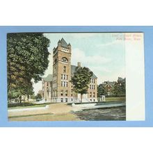 MA Fall River Court House Street Scene View Of Old Court House Building~915