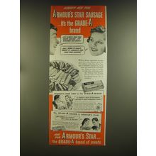 1939 Armour's Star Sausage Ad - Always insist on Armour's Star Sausage