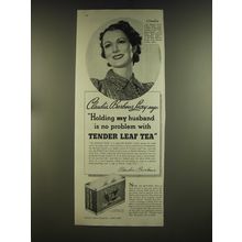 1939 Tender Leaf Tea Advertisement - Claudia Barbour Lacey