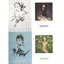 Hanna Browne Giannelli Florence Italy Fashion 4x Postcard s