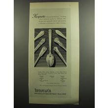 1953 Tiffany & Co. Silverware Ad - Keynote of beautiful dining