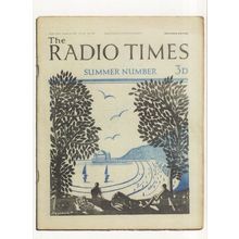 Radio Times 1928 Magazine Summer Issue Number 6 Postcard