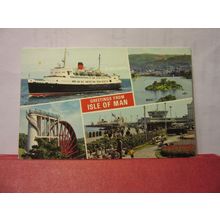 multiview, DOUGLAS, ISLE OF MAN. used vintage postcard by E T W Dennis =