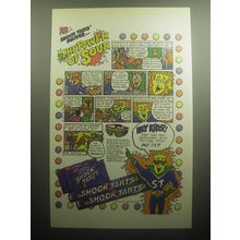 1993 Shock Tarts Candy Advertisement - Shock Tarts deliver.. The power of sour