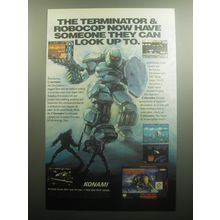 1993 Konami Cybernator Video Game Advertisement