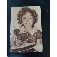 shirley temple picture on paper clipping