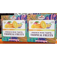 St Michel French Mini Tarts Tropical Fruits Mango & Passion Fruit (2 Boxes)