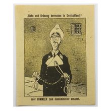 WW2 Russian/Soviet Air Drop Leaflet Illustrated by Kukryniksy. - Code 2744.