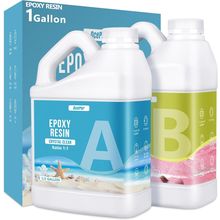 Ocepor Epoxy Resin-1 Gallon, Crystal Clear Epoxy Resin Kit, No Yellowing No Bubb