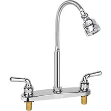 XMK All Metal RV Kitchen Faucet,Camper RV Kitchen Sink Faucet Replacement with F