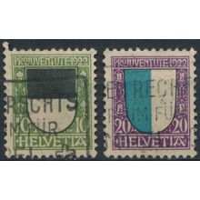 Pro Juventute: 10c & 20c - Switzerland 1922 - FH - MiNr 176/7