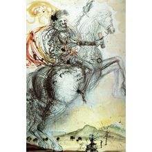Salvador Dali - The Duke d'Olivares 1965 Poster Canvas Movie Film Print A0 A1 A2