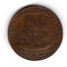 Great Britain. Liverpool Halfpenny 1791. dy16235